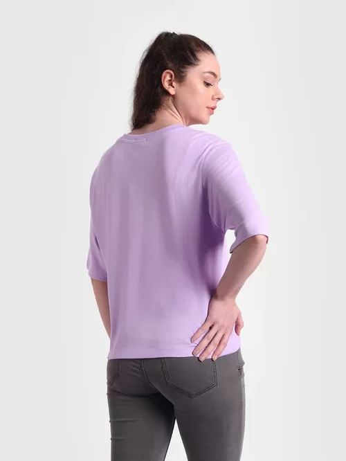 Benton Purple Half Sleeve T-Shirt02