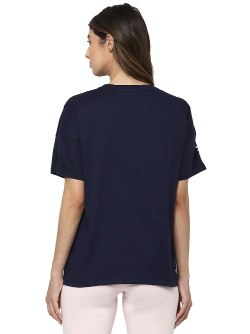 T-Shirt With Blue Short-Sleeved Solly02