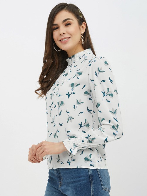 Harpa floral white blouse1