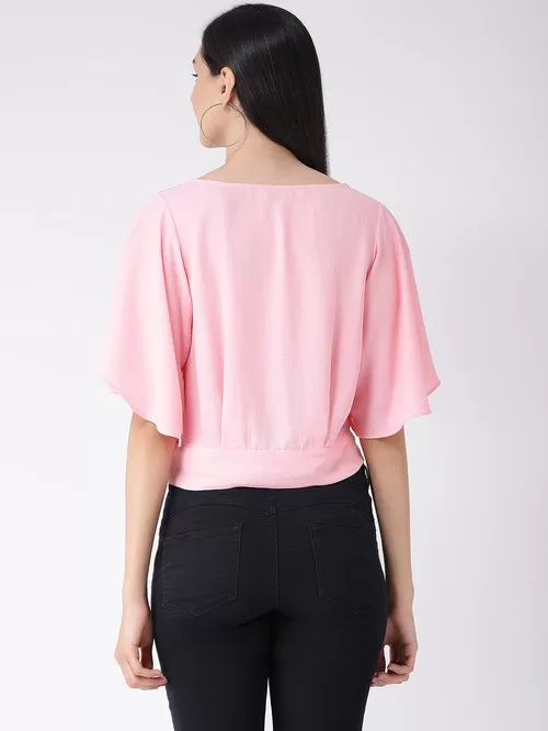 Latin Quarters pink plaid blouse2