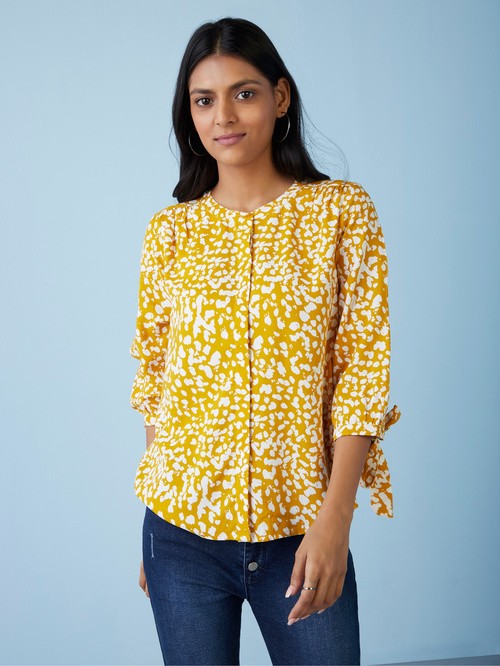 Lov's mustard blouse1