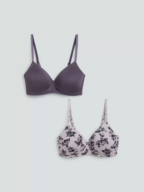 Pack of 2 purple bras by Wunderlove1