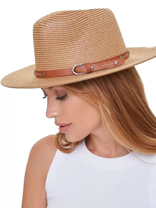 Forever straw brown hat2