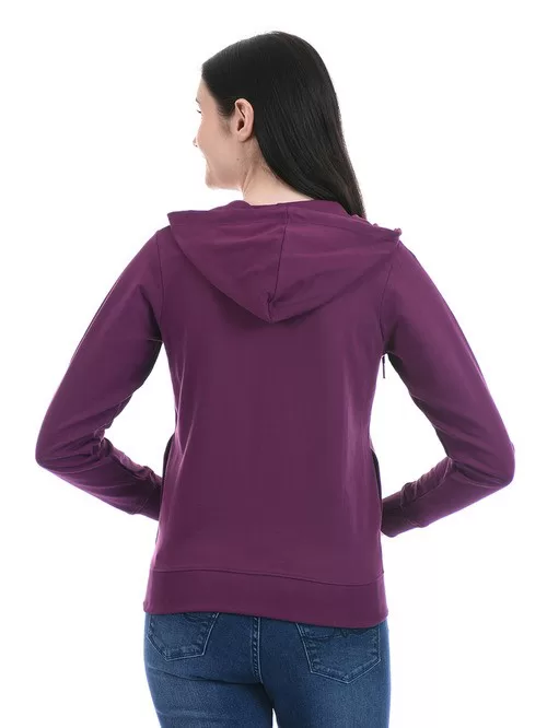 Purple sweatshirt with butterfly color design Pepe 0