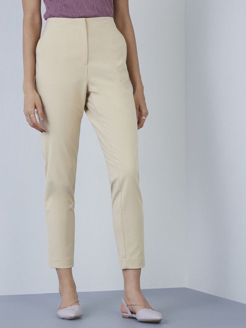 Wardrobe brand beige color pants1
