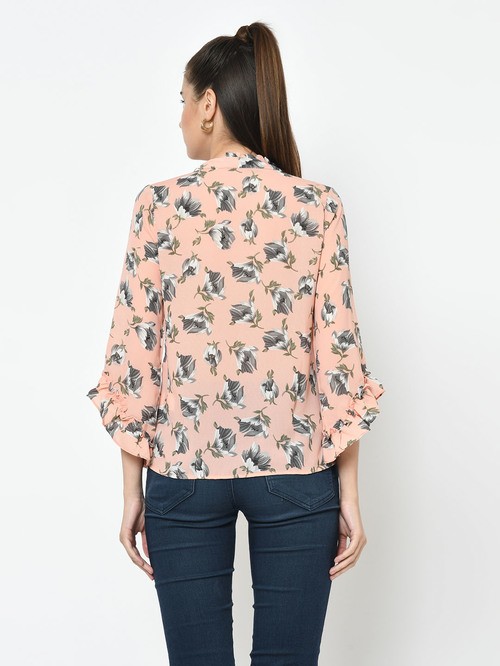 Latin Quarters floral pink blouse2