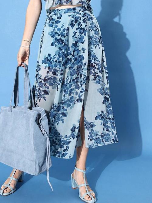 AEnvi's floral blue skirt1