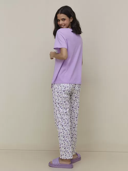Wunderlove lilac pants blouse2