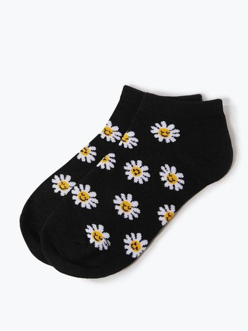 Forever patterned black socks1
