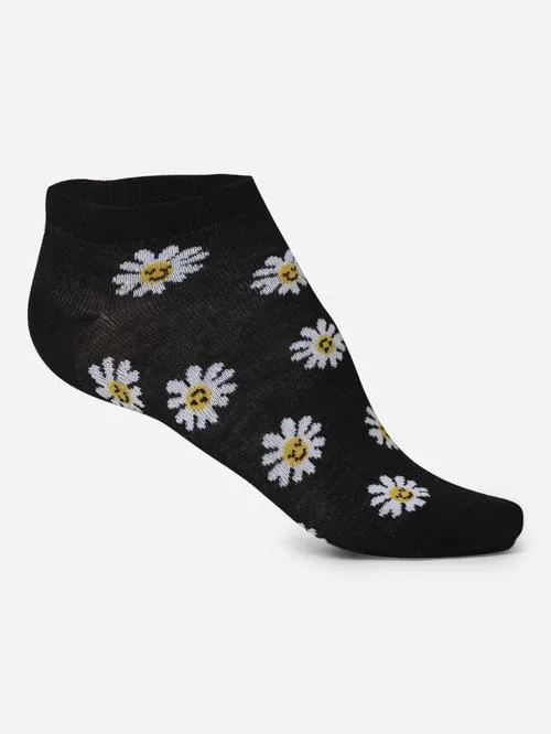 Forever patterned black socks3